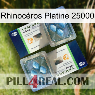 Rhinocéros Platine 25000 viagra5